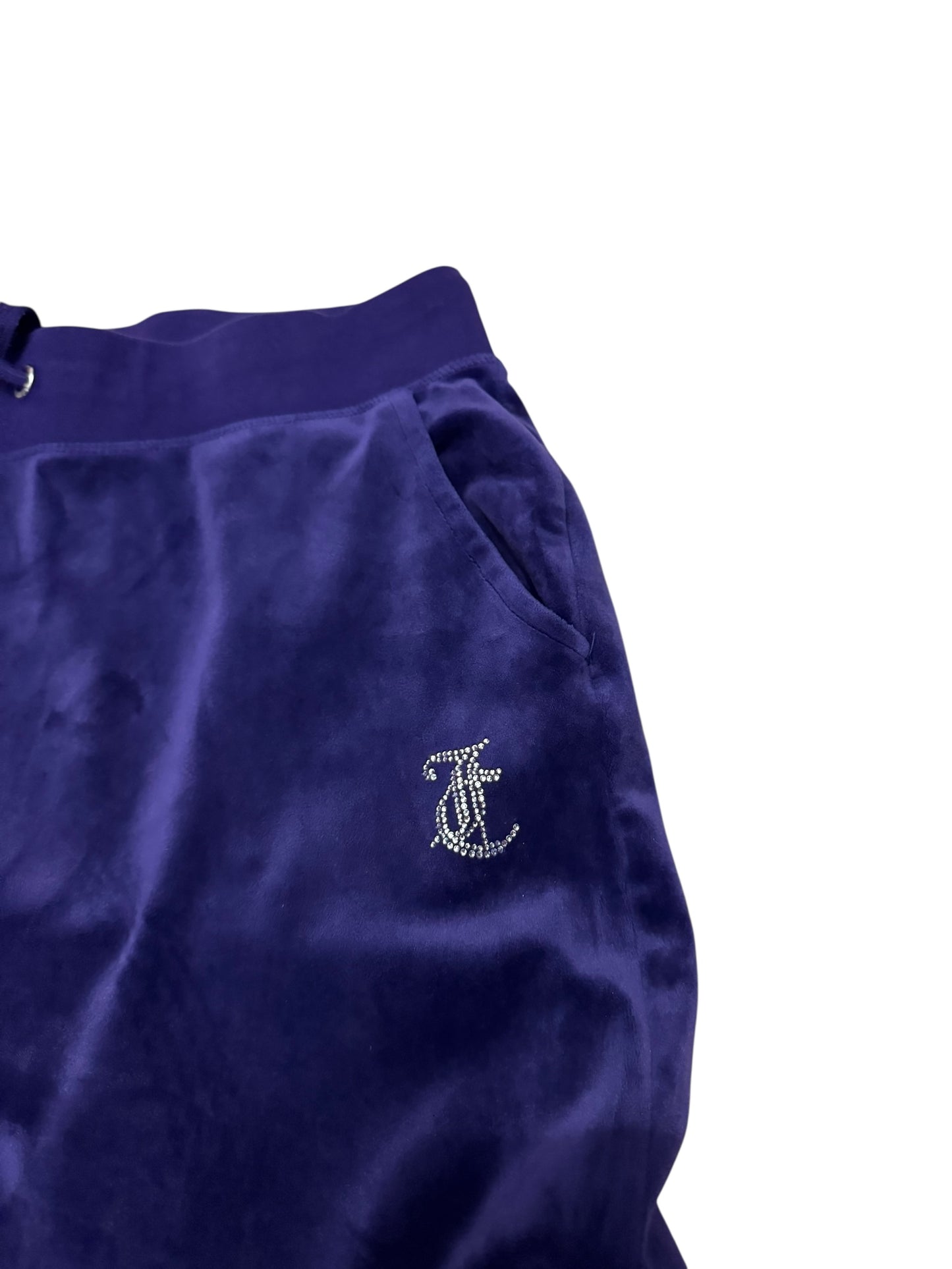 Komplet dresowy bluza damska spodnie damskie juicy couture diamenciki welurowy