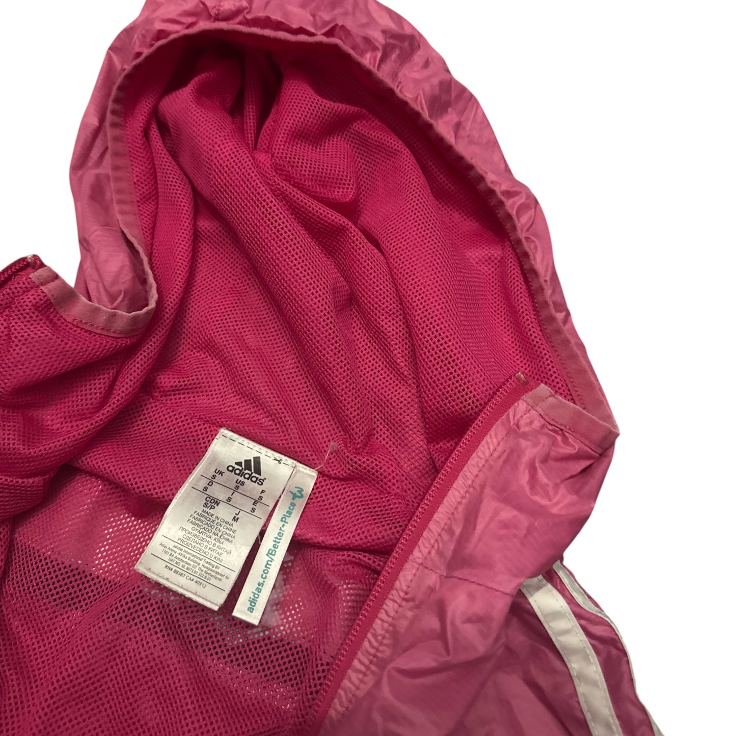 Kurtka męska Adidas Real Madryt różowa swag vintage wiatrówka