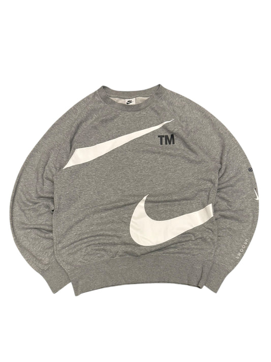 Bluza męska Nike szara rap hip hop vintage y2k retro