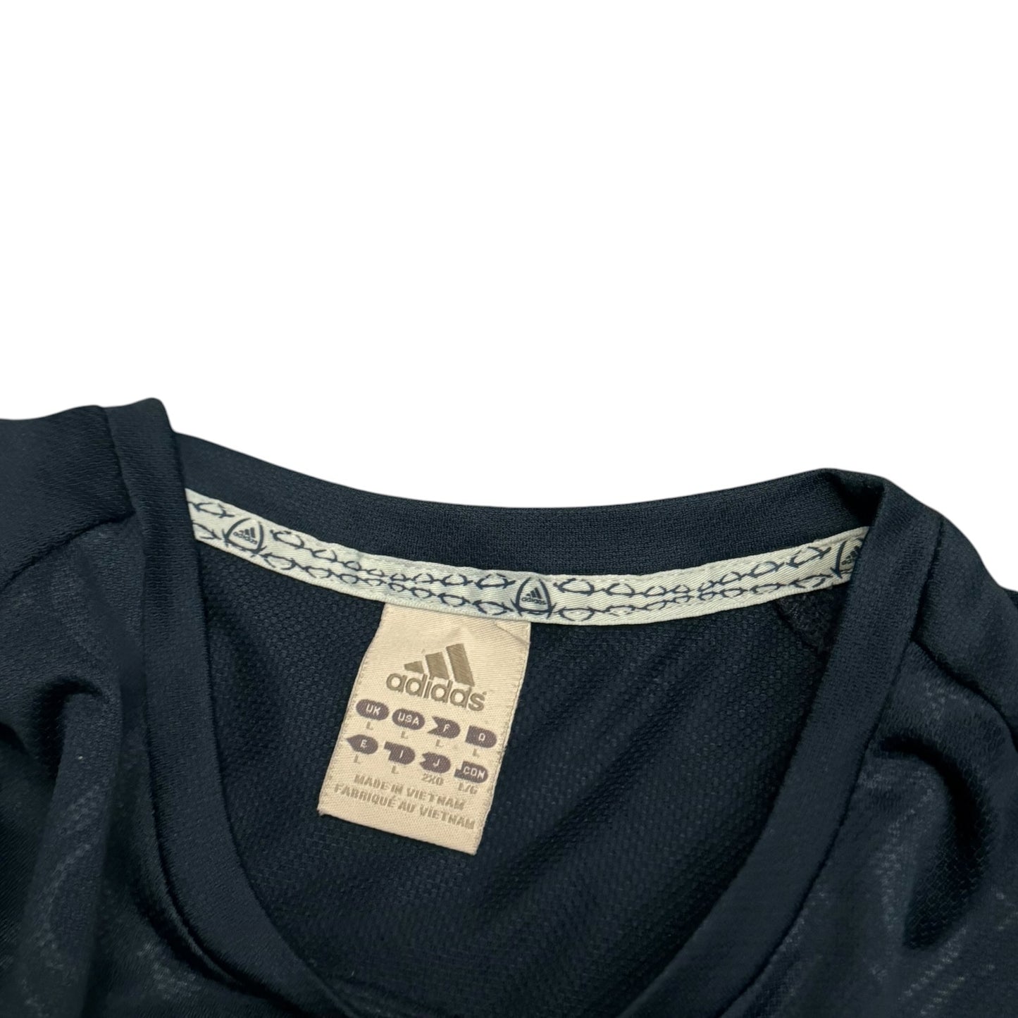 Tshirt męski vintage adidas męski granatowy