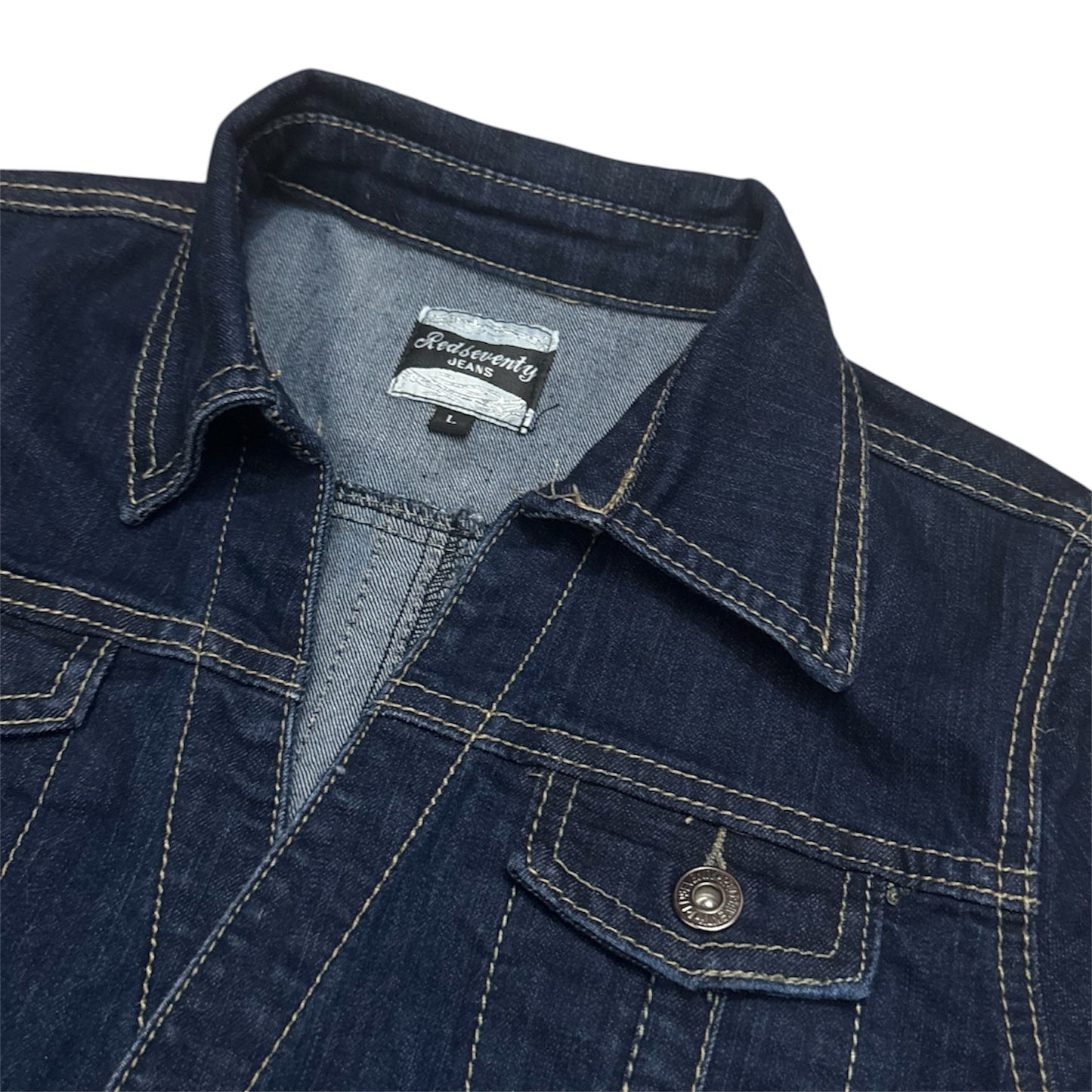 Sukienka damska custom jeansowa z futerkiem