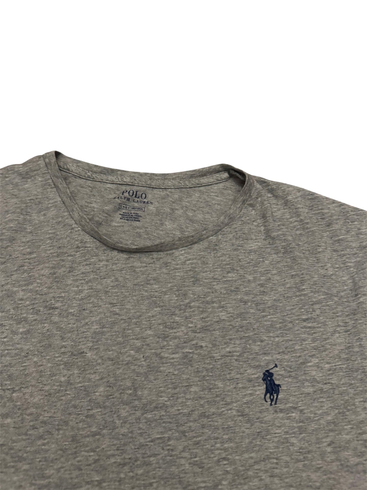 Tshirt męski Ralph Lauren vintage Y2K szary