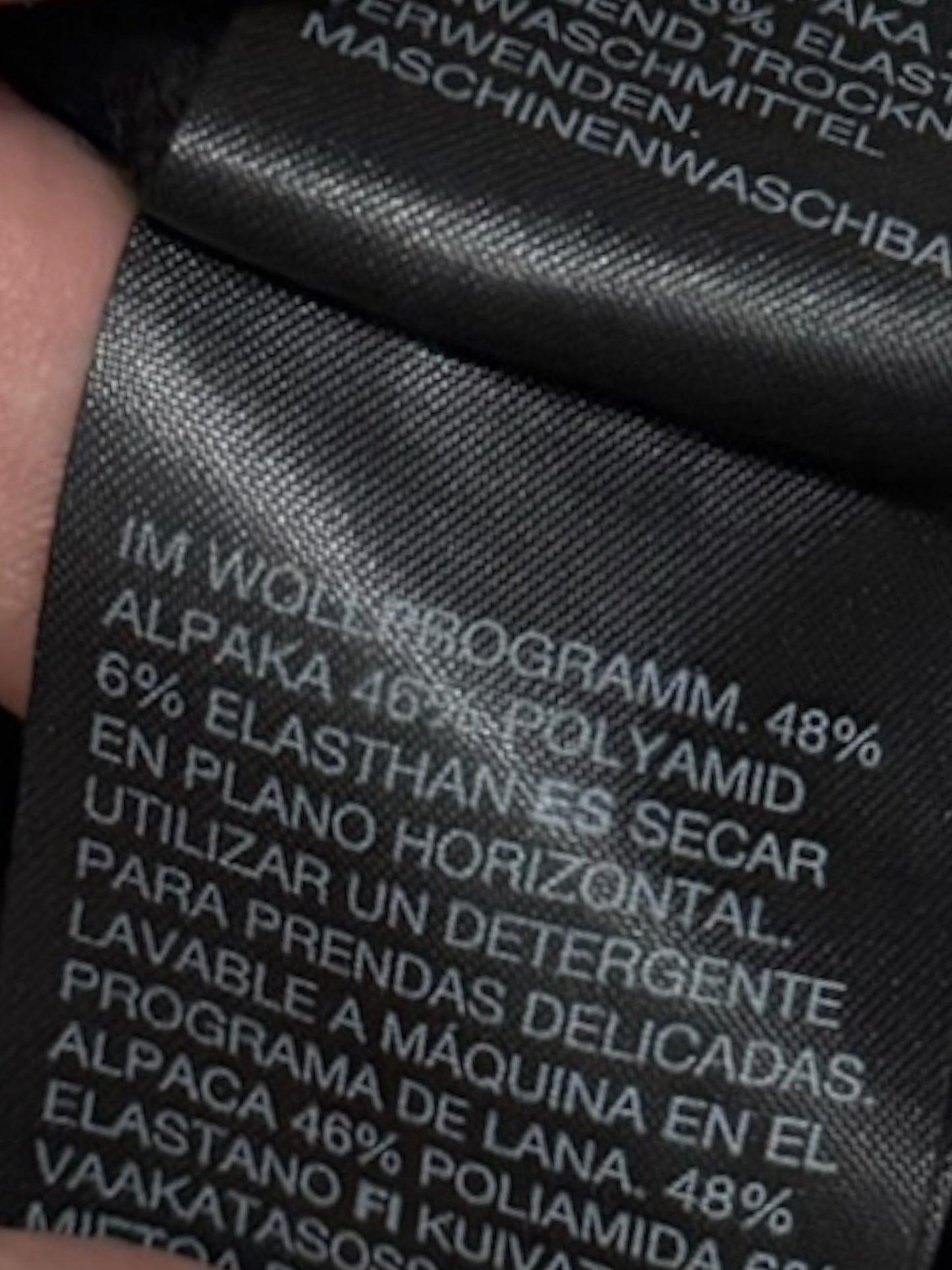 Sweter damski other stories alpakach paski jesienny