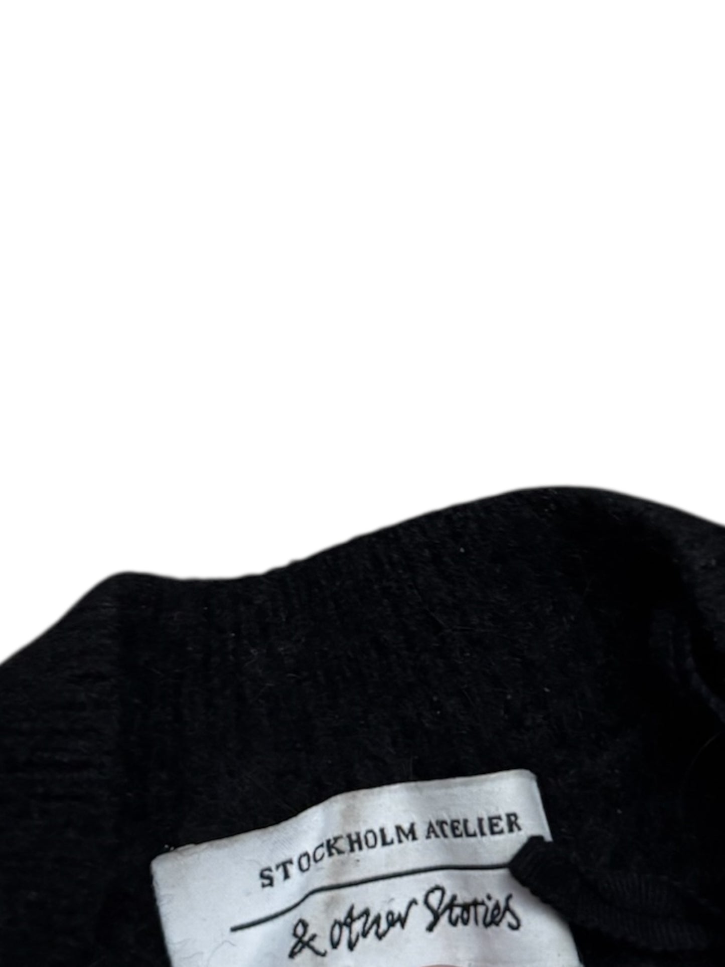 Sweter damski other stories alpakach paski jesienny