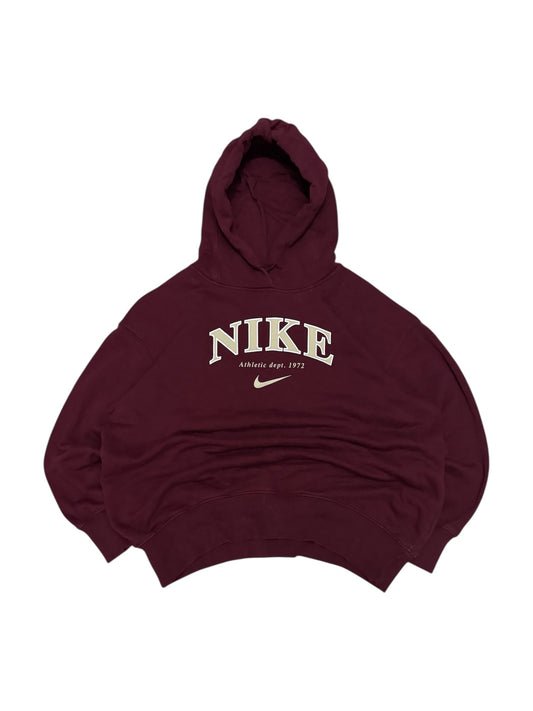 Bluza Nike bordowa burgundowa z kapturem
