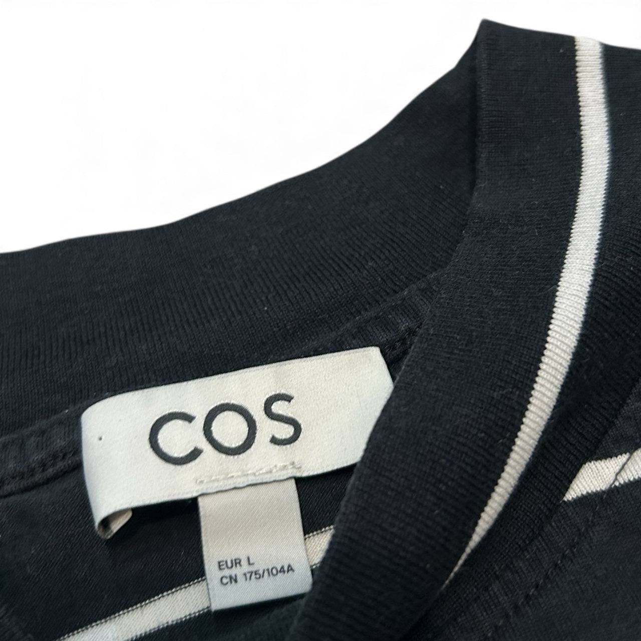 Tshirt damski COS cos w paski oversize bawełniany