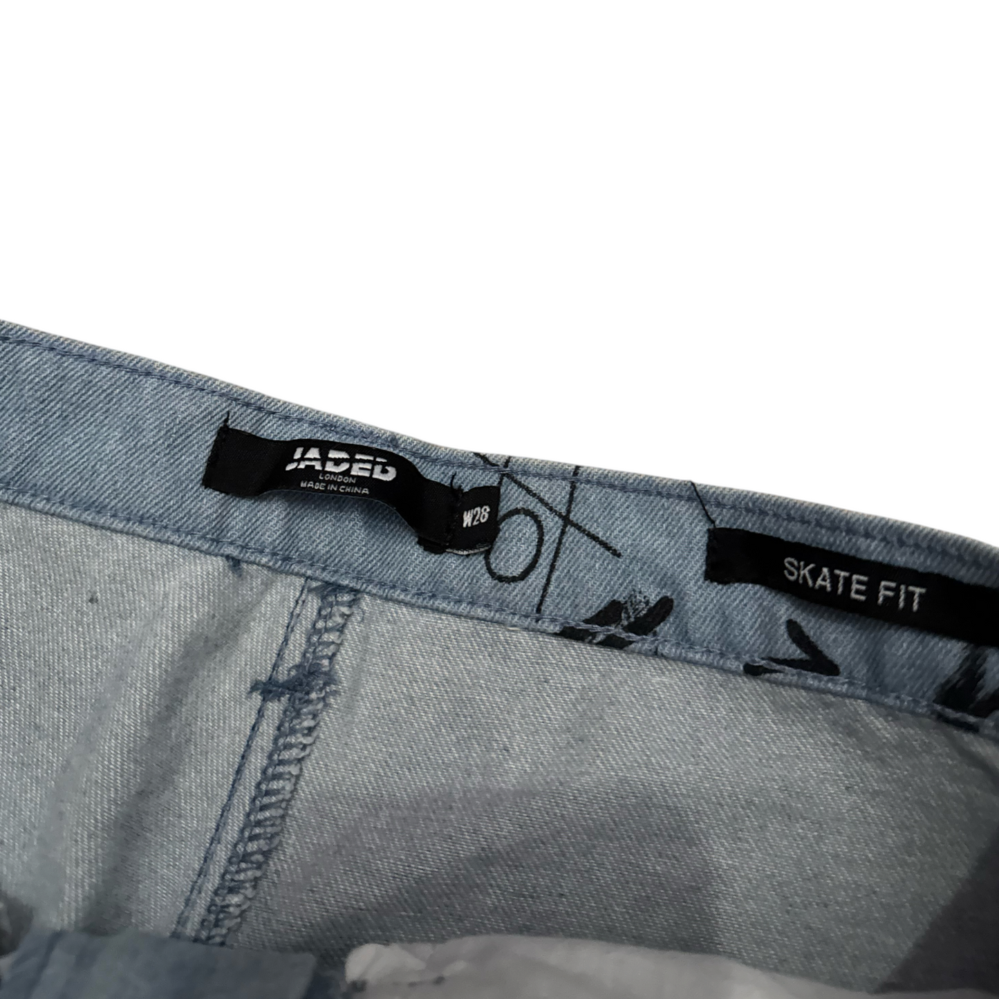Spodnie jeansowe jaded london skate fit alternative skate