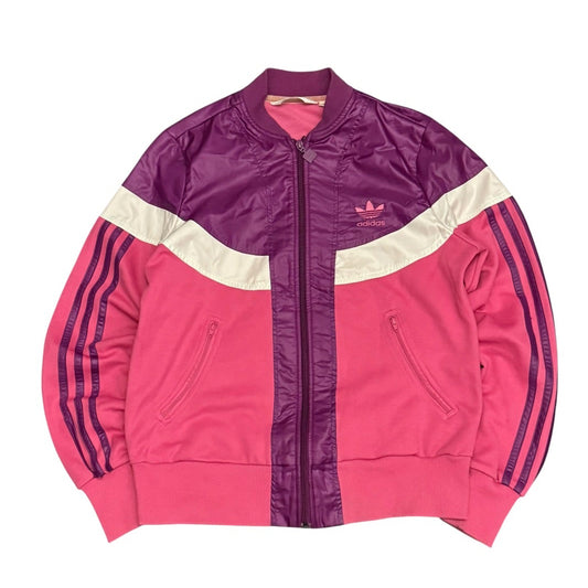 Kurtka damska Adidas bomberka  różowa fioletowa vintage