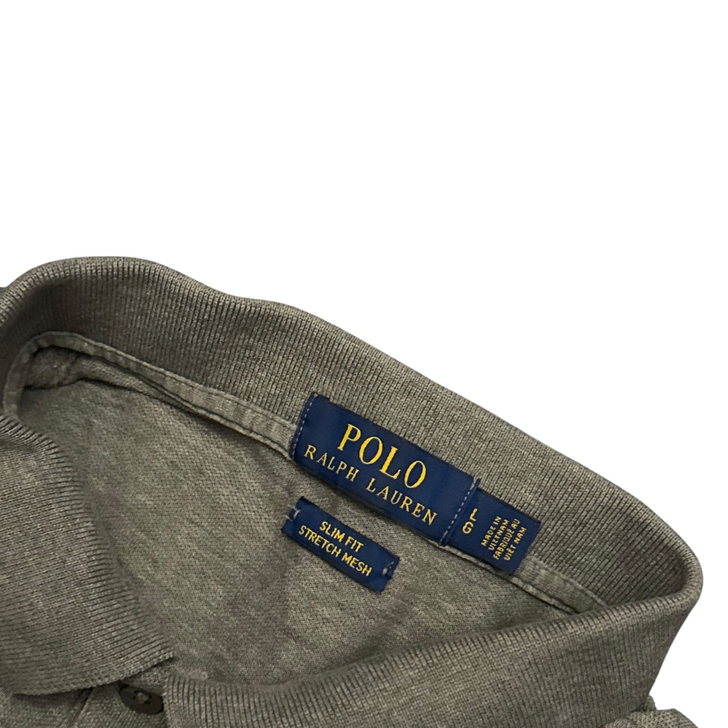 Koszulka męska Polo Ralph Lauren khaki polówka z kołnierzykiem