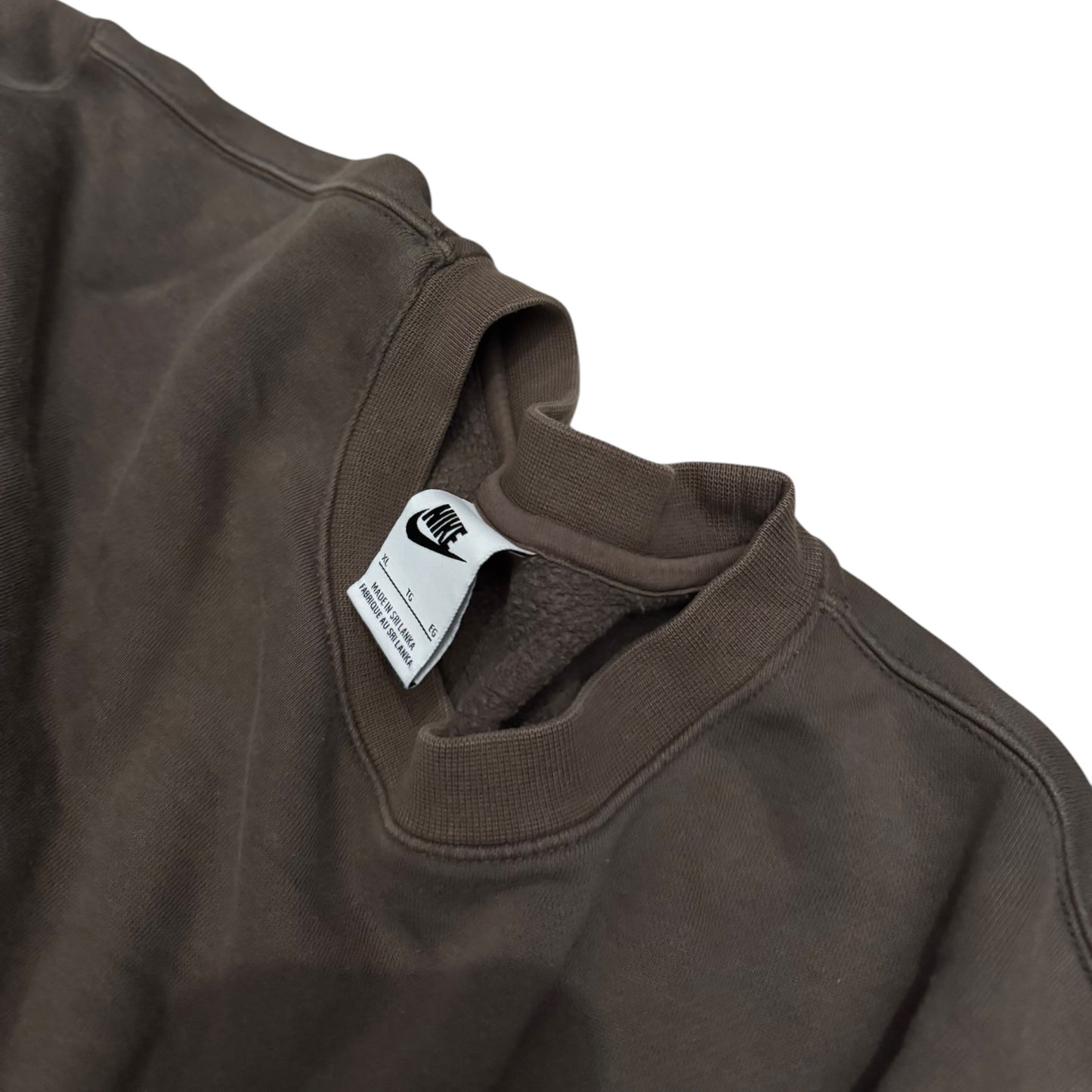 Bluza męska bez kaptura hoodie Nike baggy boxy swoosh rap vintage y2k