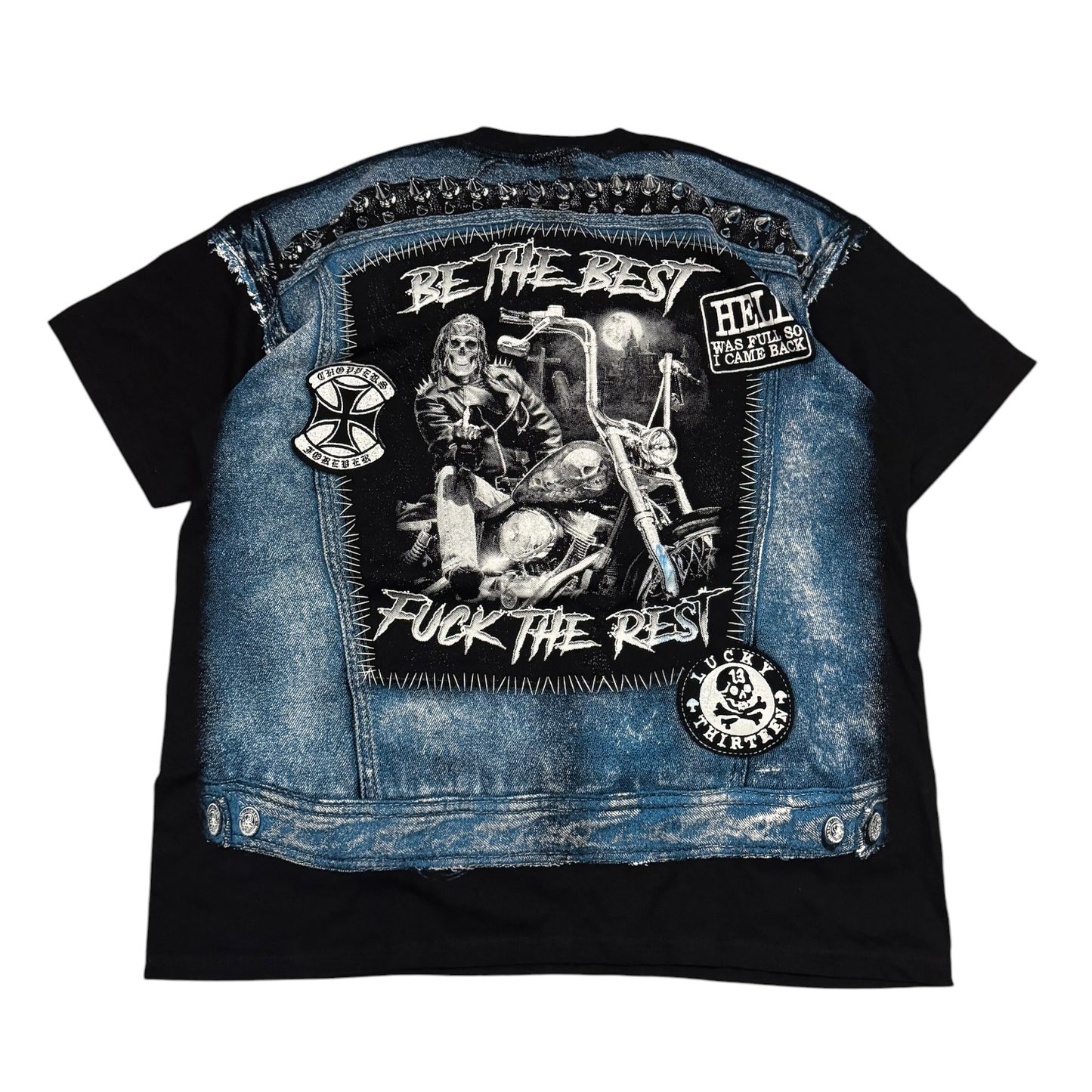 Tshirt męski vintage motocykl