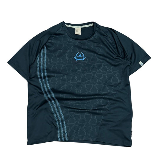 Tshirt męski vintage adidas męski granatowy