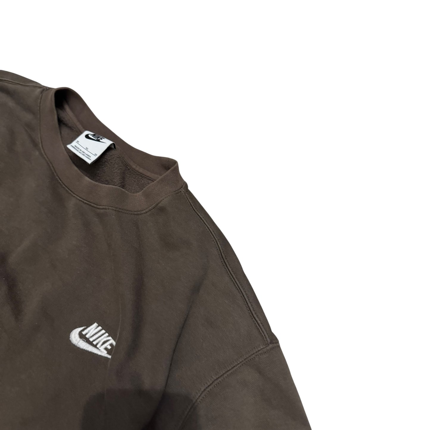 Bluza męska bez kaptura hoodie Nike baggy boxy swoosh rap vintage y2k