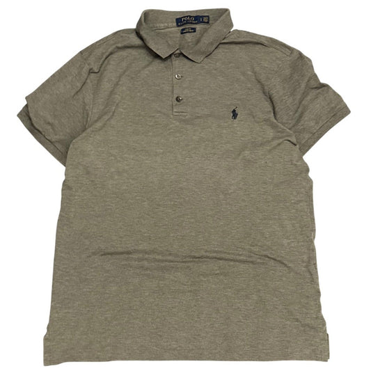 Koszulka męska Polo Ralph Lauren khaki polówka z kołnierzykiem