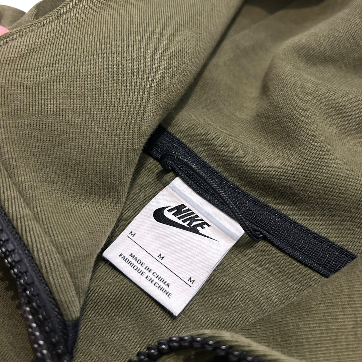 Bluza męska Nike tech fleece zielona khaki