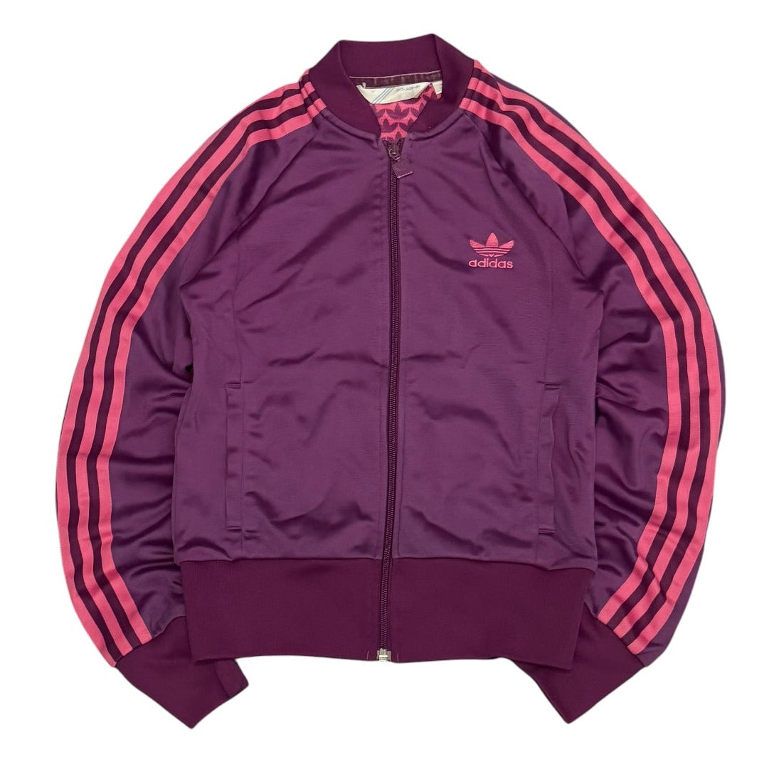 Bluza Adidas Tracksuit fioletowa damska vintage