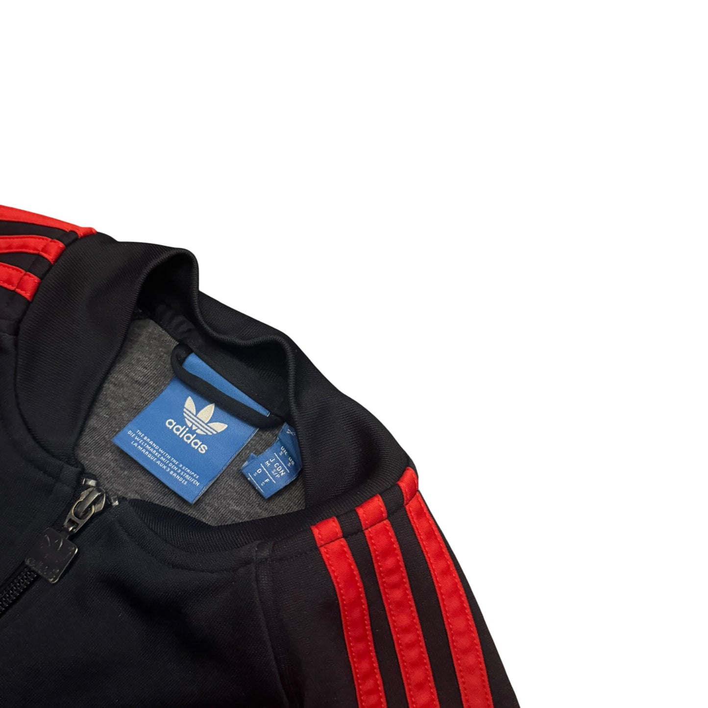 Bluza rozpinana granatowa Adidas męska y2k