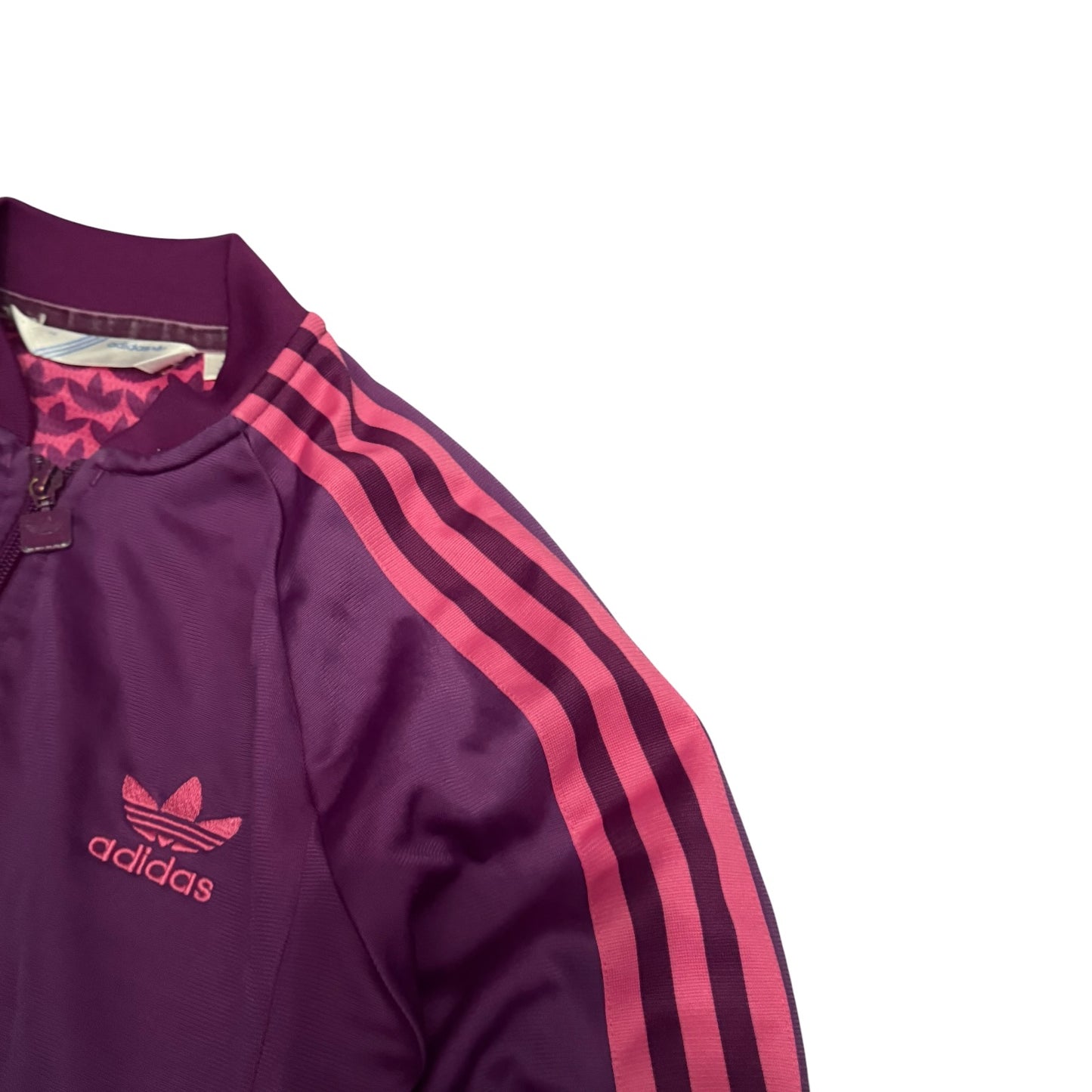 Bluza Adidas Tracksuit fioletowa damska vintage