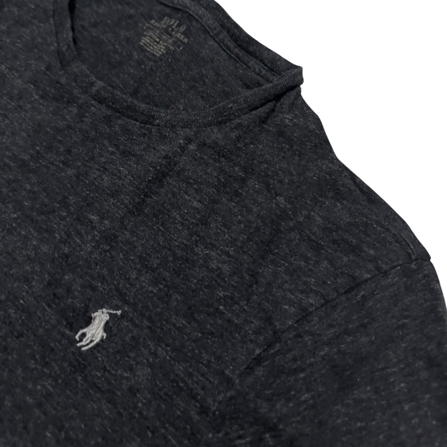 Tshirt Ralph Lauren szary z krótkim rękawem koszulka