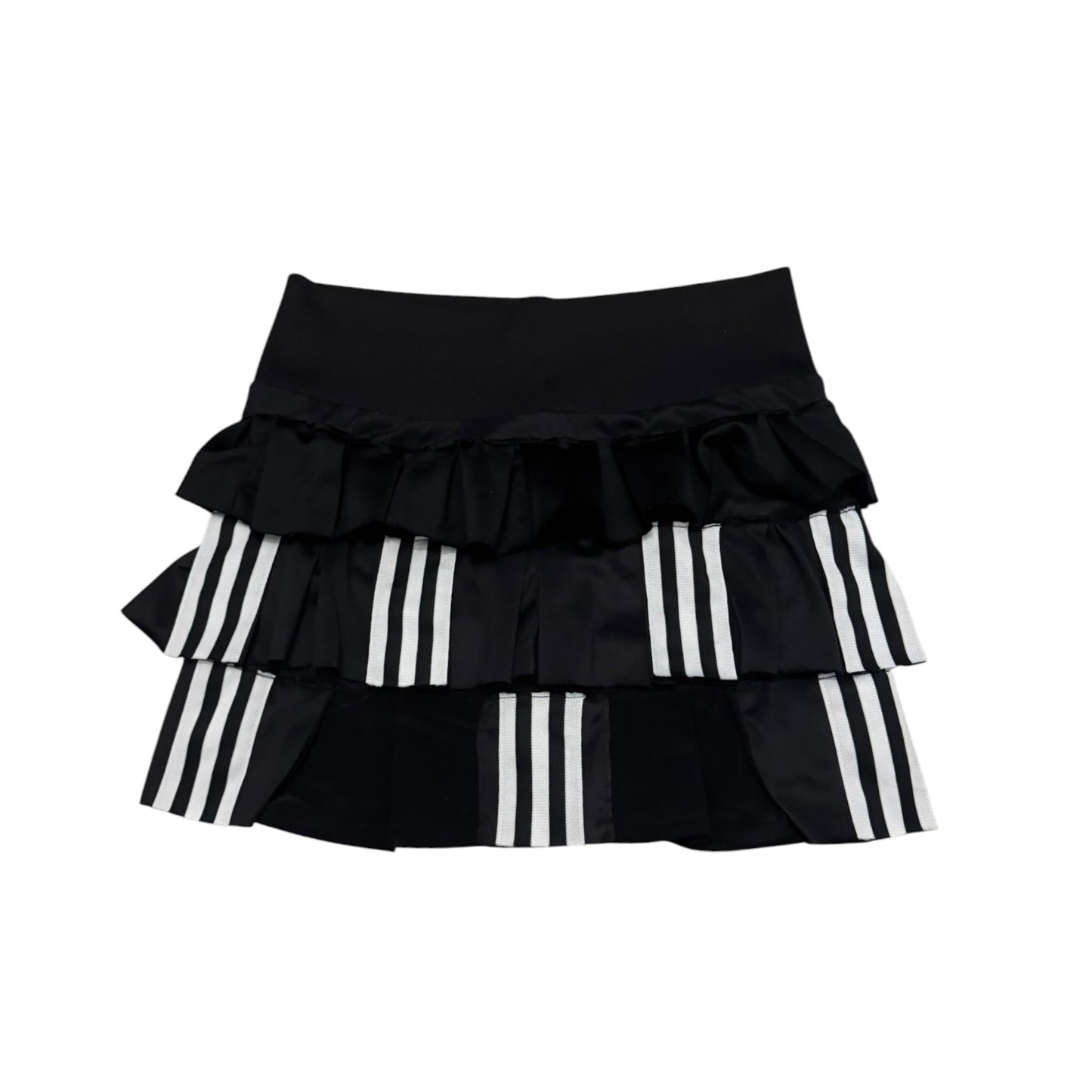 Adidas upcycle spódniczka alternative coquette Y2K z koronką – unikat ♻️🖤