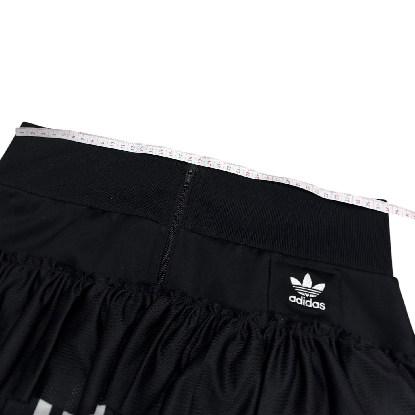 Adidas upcycle spódniczka alternative coquette Y2K z koronką – unikat ♻️🖤