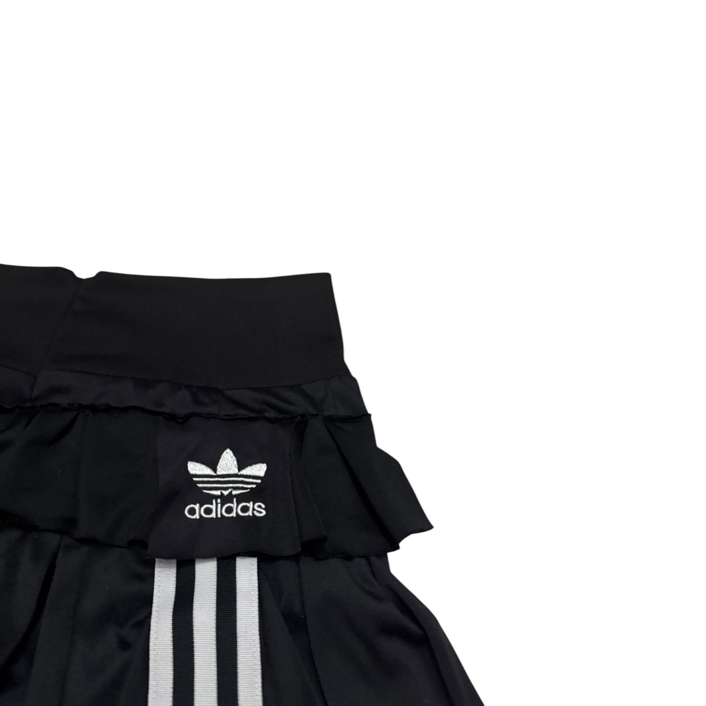 Adidas upcycle spódniczka alternative coquette Y2K z koronką – unikat ♻️🖤