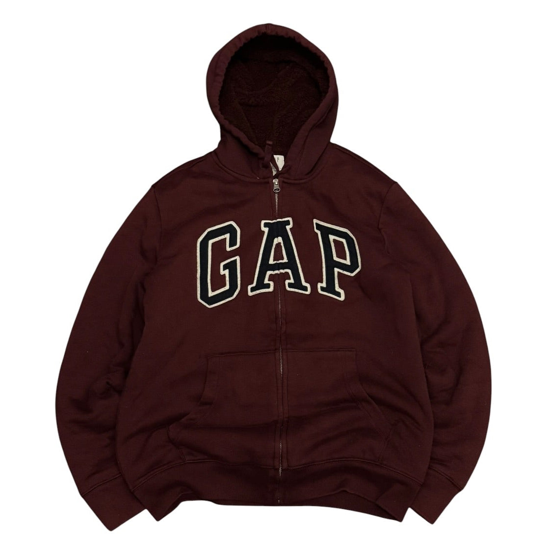Bluza męska GAP granatowa rozpinana vintage z futerkiem