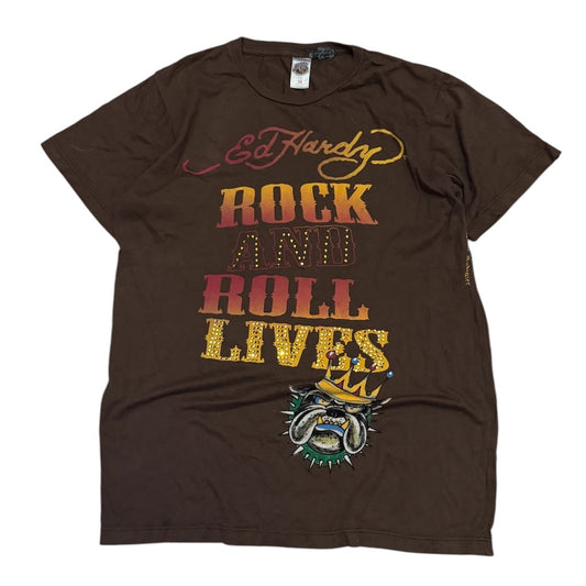 Tshirt męski Ed Hardy rap vintage y2k swag drip