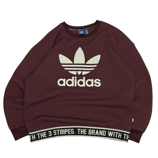 Bluza Adidas damska bordowa