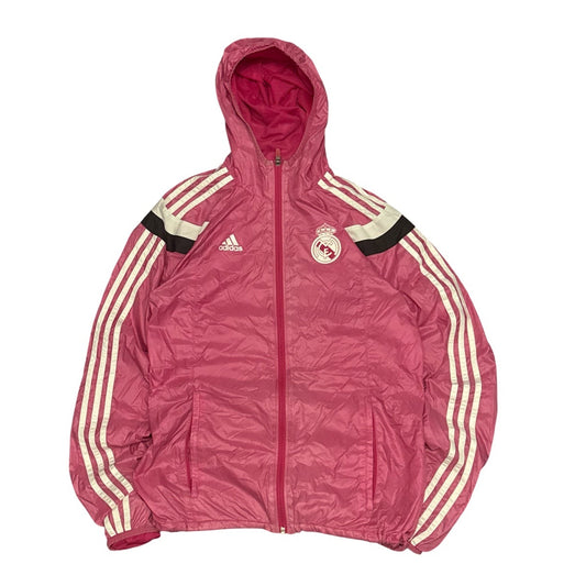 Kurtka męska Adidas Real Madryt różowa swag vintage wiatrówka