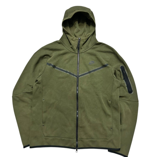 Bluza męska Nike tech fleece zielona khaki