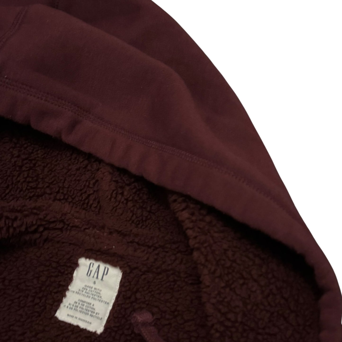 Bluza męska GAP granatowa rozpinana vintage z futerkiem
