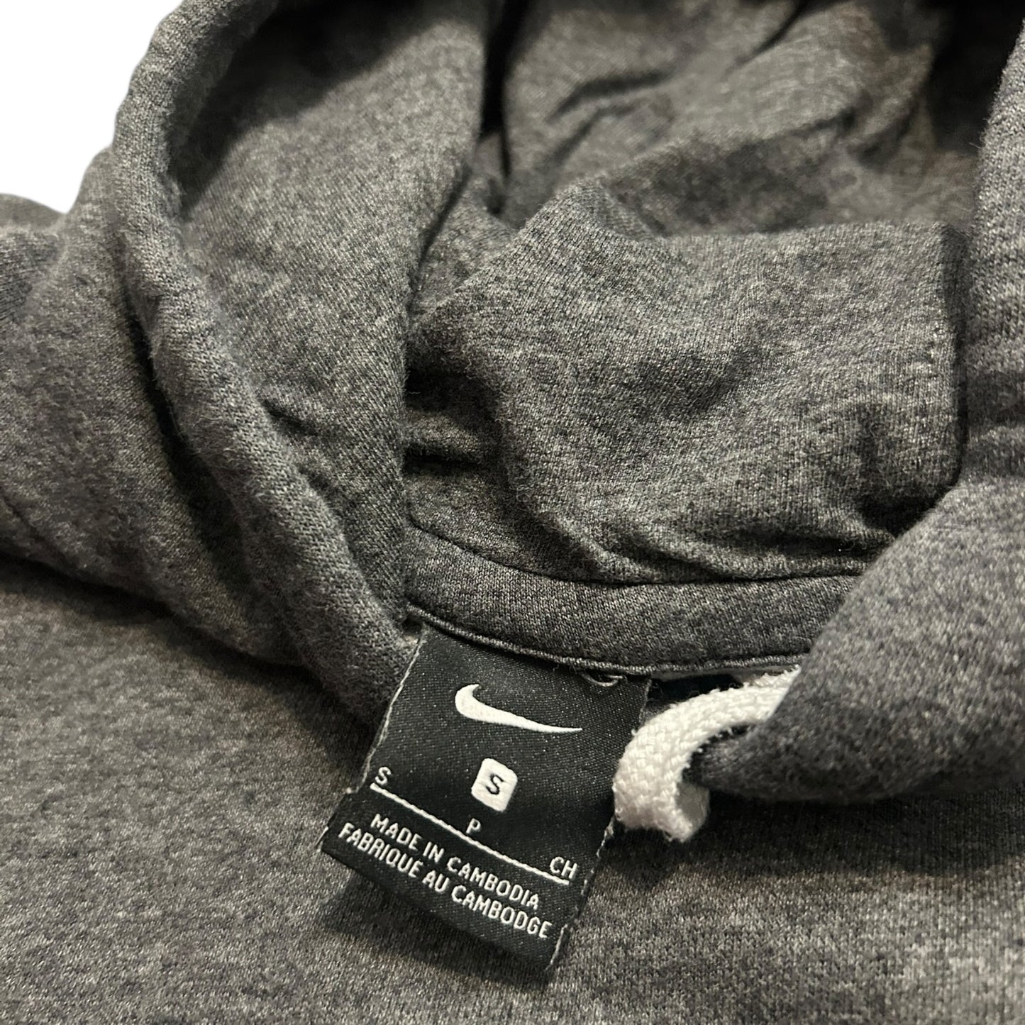 Szara bluza unisex Nike z kapturem