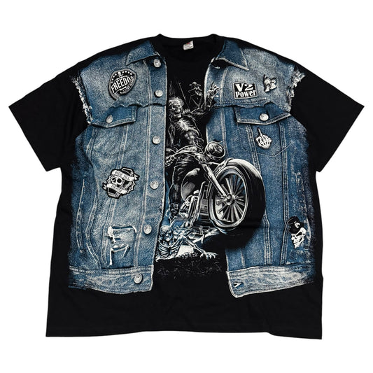 Tshirt męski vintage motocykl