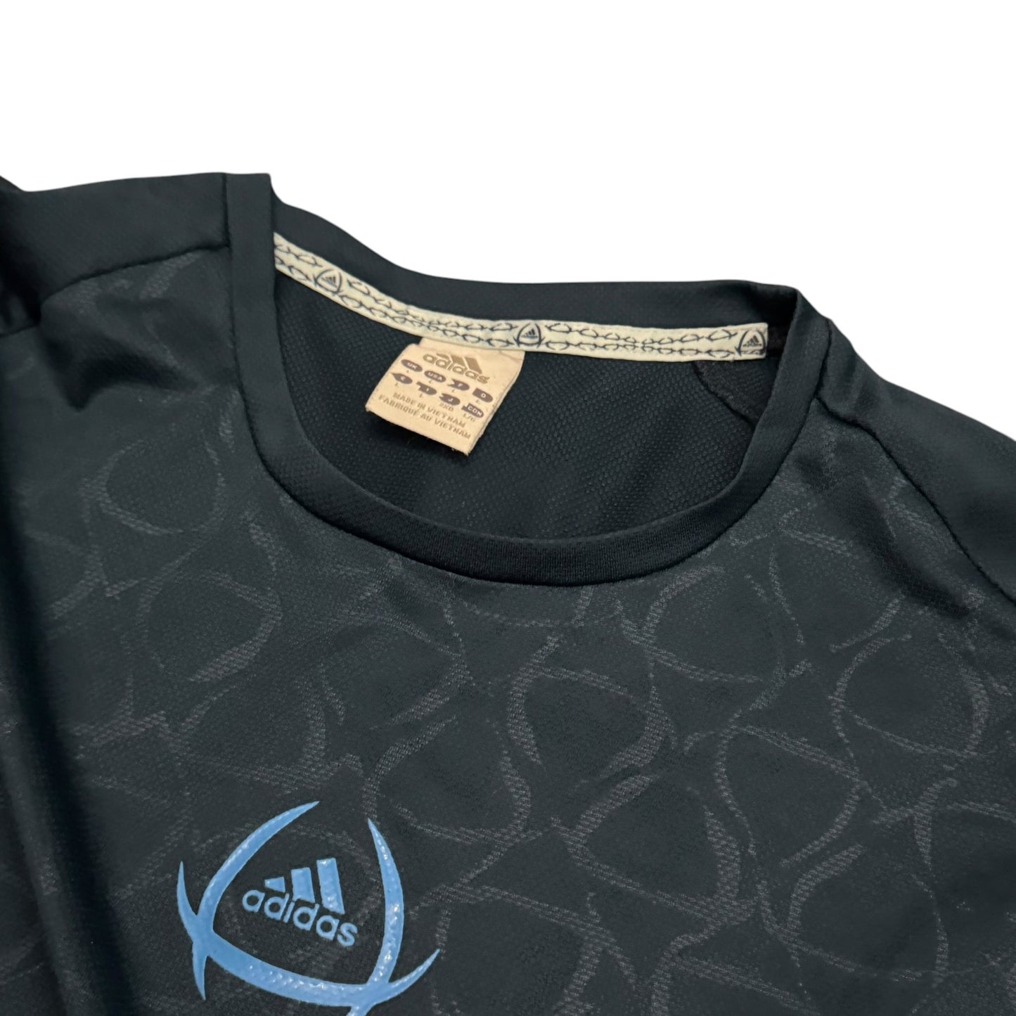 Tshirt męski vintage adidas męski granatowy