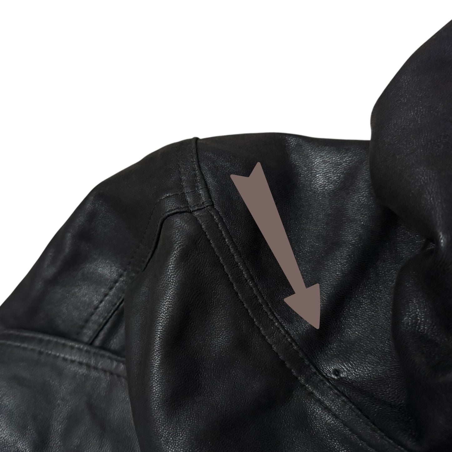 Skórzana kurtka z prawdziwej skóry vintage y2k alternative brązowa
