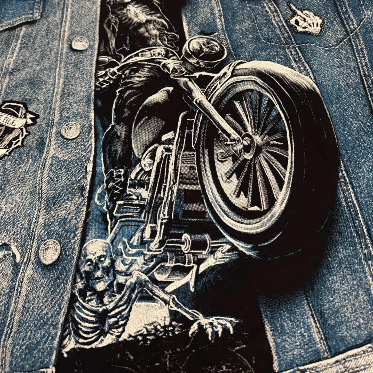 Tshirt męski vintage motocykl