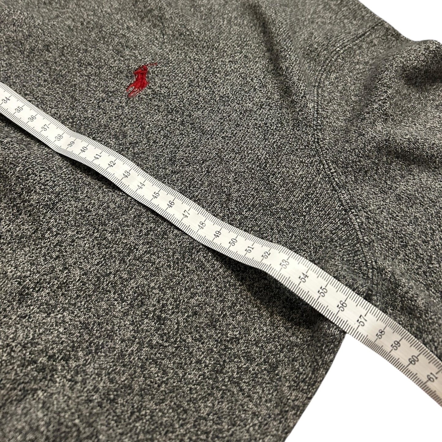 Bluza sweter klasyczny Ralph Lauren szary
