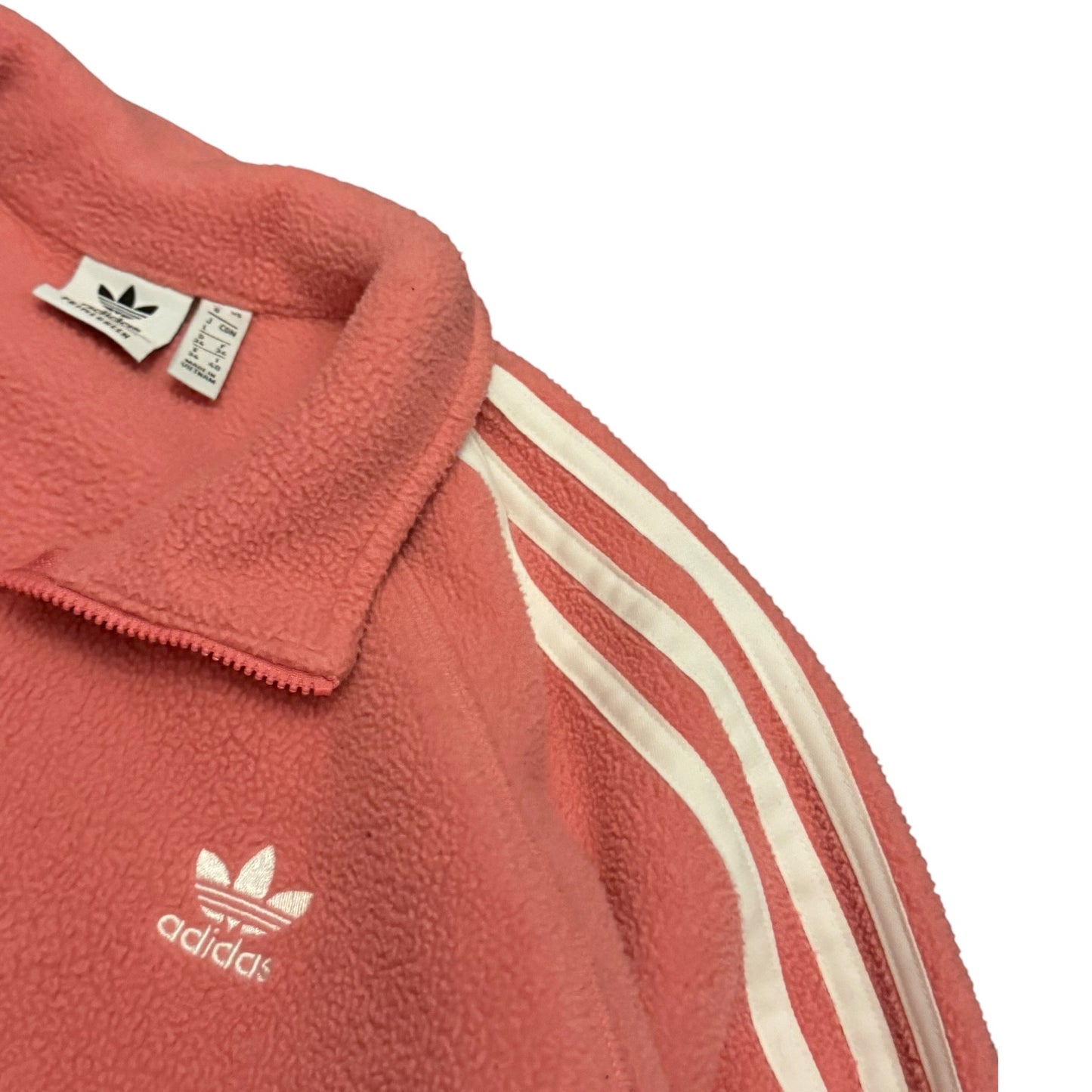 Bluza damska polar różowy Adidas baggy alternative