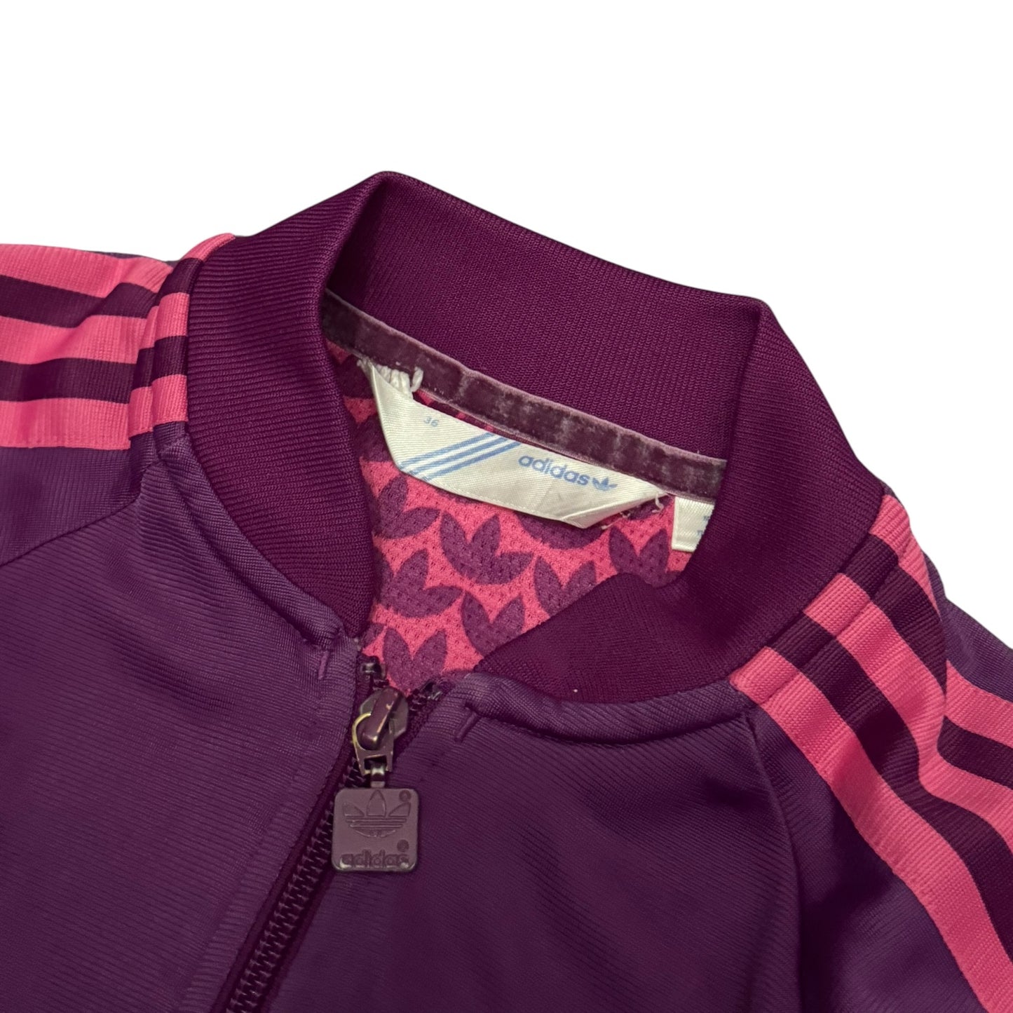 Bluza Adidas Tracksuit fioletowa damska vintage