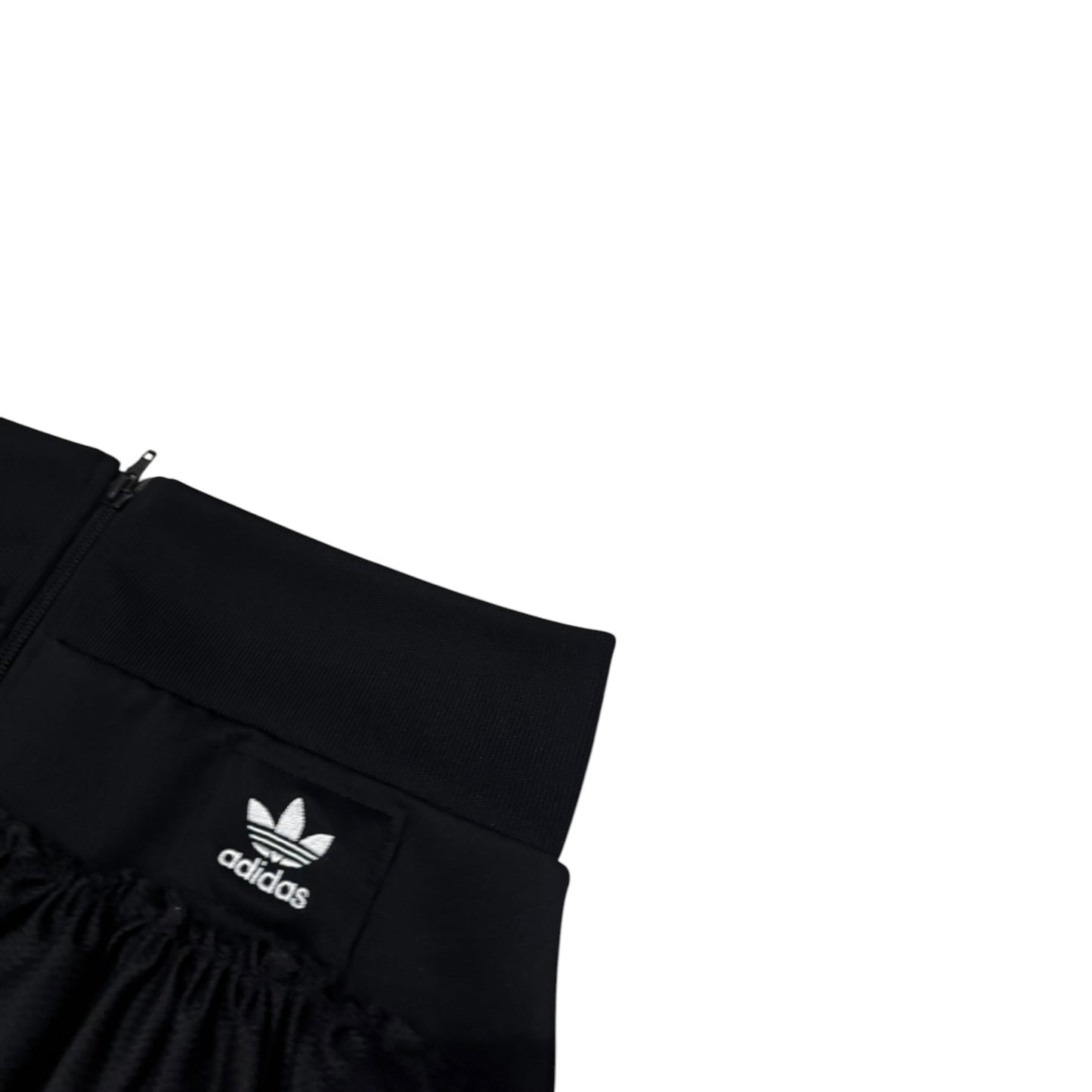 Adidas upcycle spódniczka alternative coquette Y2K z koronką – unikat ♻️🖤