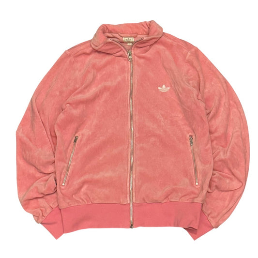 Bluza damska welurowa różowa Adidas 90s