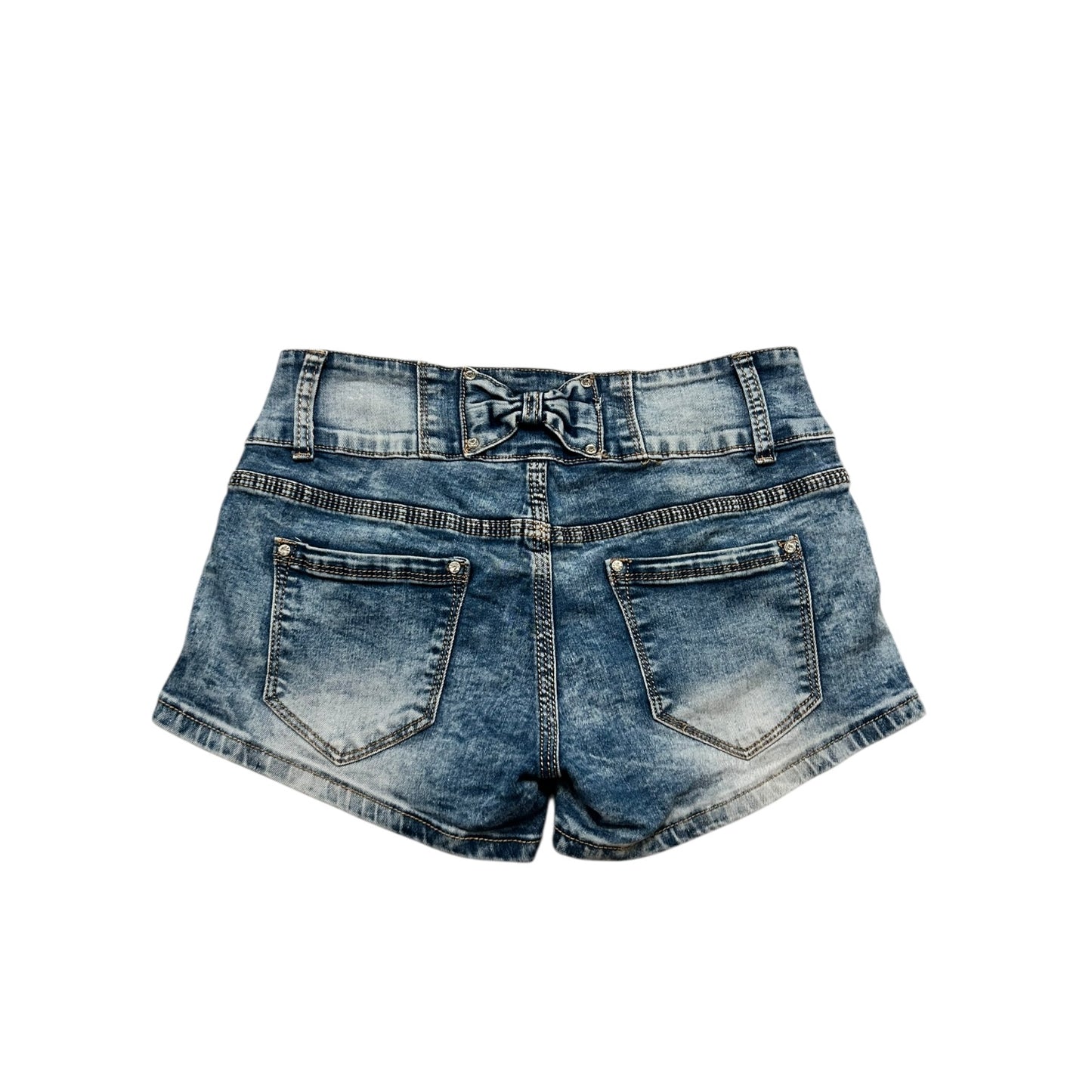 Krótkie spodenki jeansowe y2k alternative swag vintage