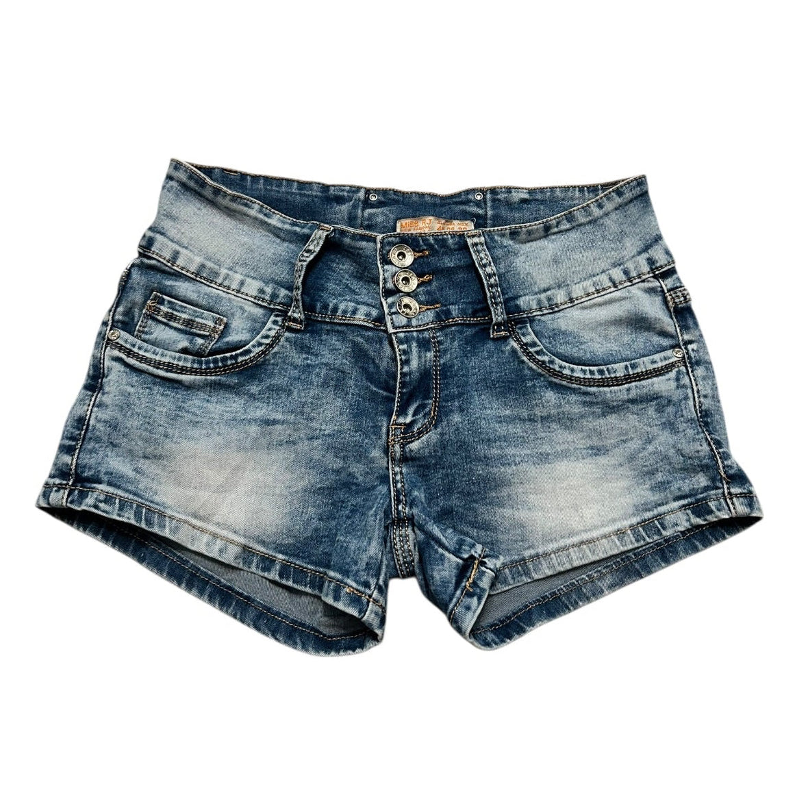 Krótkie spodenki jeansowe y2k alternative swag vintage