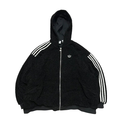 Kurtka Polar Adidas tracksuit vintage swag alternative czarna