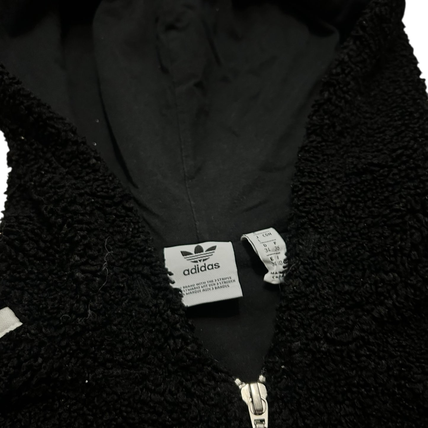 Kurtka Polar Adidas tracksuit vintage swag alternative czarna