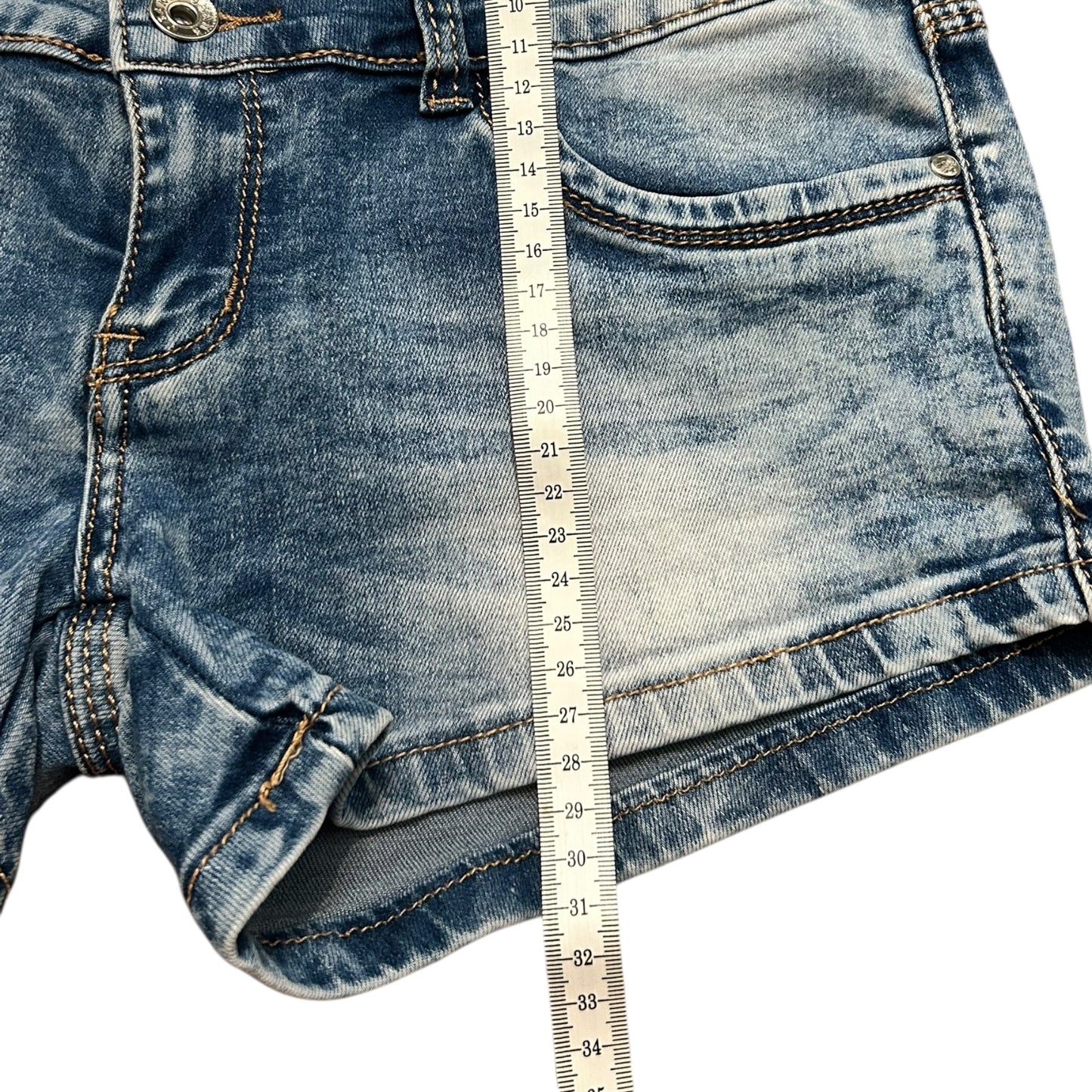 Krótkie spodenki jeansowe y2k alternative swag vintage