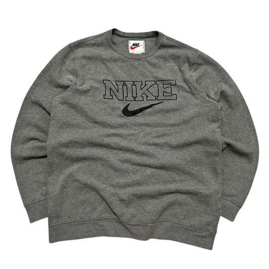 Klasyczna bluza męska Nike crewneck szara vintage swoosh alternative