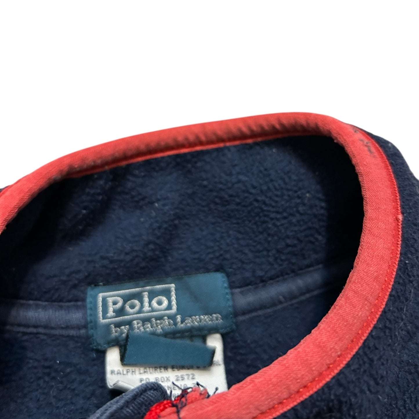 Polar bluza Ralph Lauren granatowa vintage swag alternative
