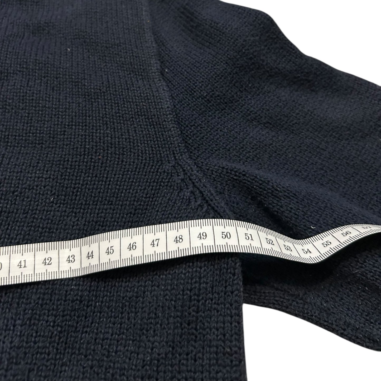Granatowy sweter męski Ralph Lauren rozpinany zip vintage Basic old money bluza męska